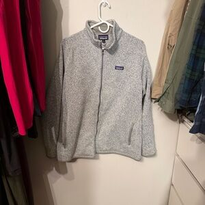 Patagonia Heathered Gray Zip-Up Jacket